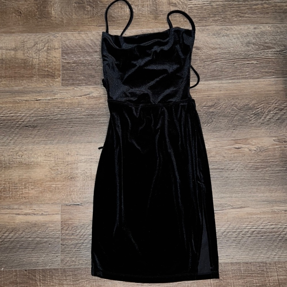 Black Velvet Dress